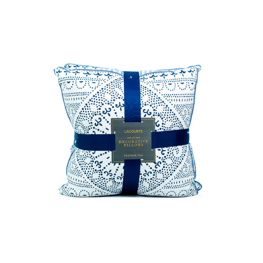 Cojín Blue Corals Set x2