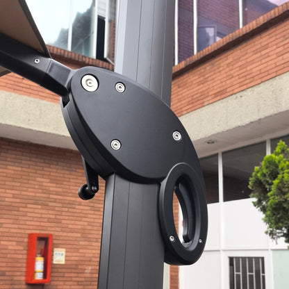 Parasol LED Regulable Redondo