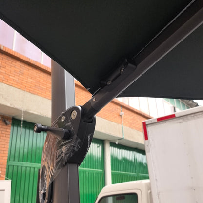 Parasol LED Regulable Redondo