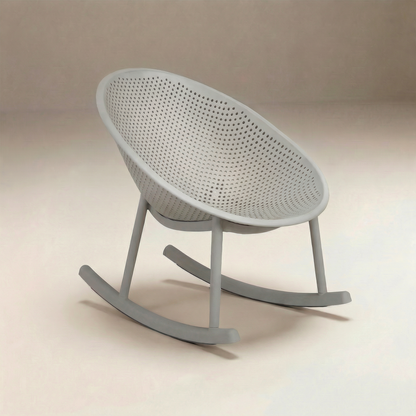 SILLA EXTERIOR MECEDORA MANGA