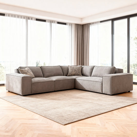 Sofa en L Vienna Light Grey