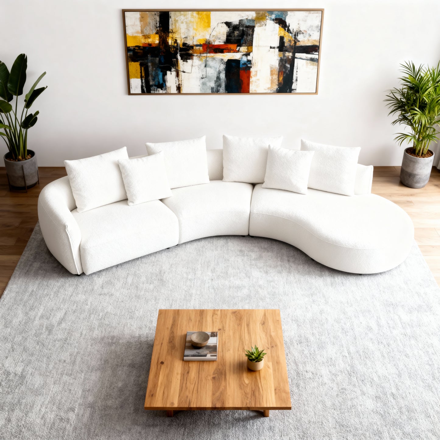 Sofa en L Lounge Ivory