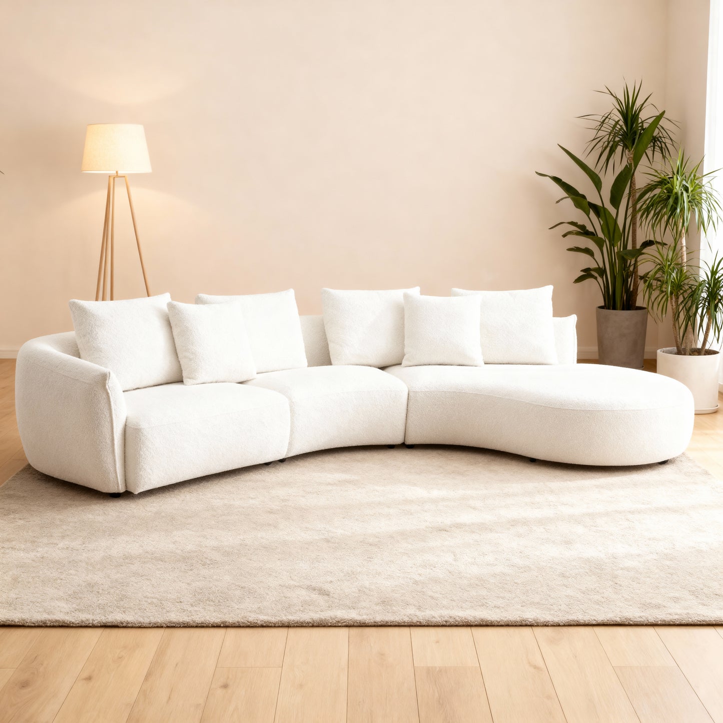 Sofa en L Lounge Ivory
