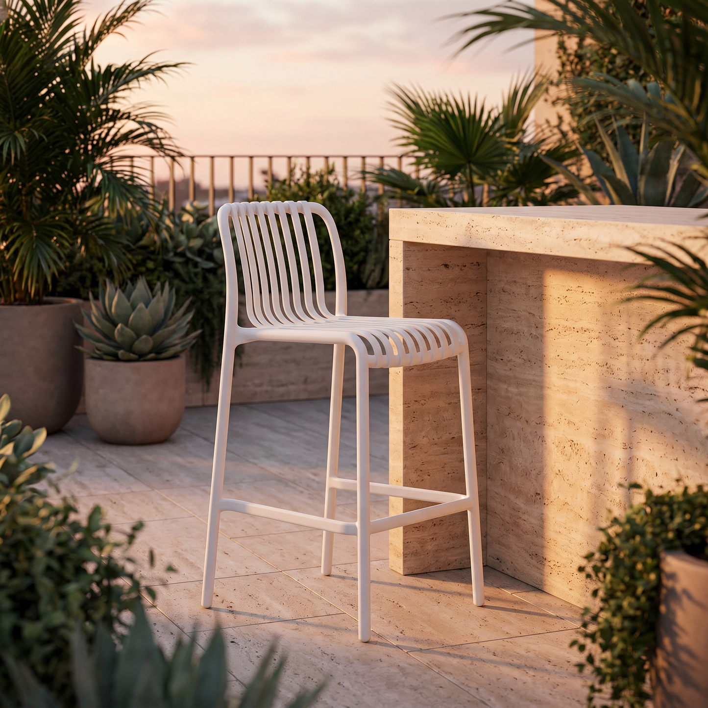 Silla Exterior taburete