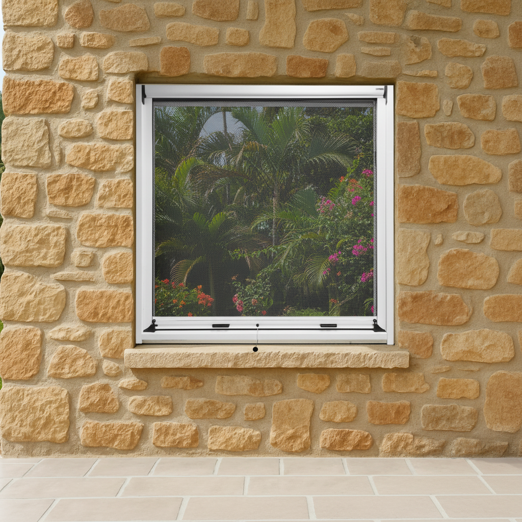 Montaje Exterior Mosquitero Ventana 1:1