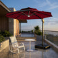 Parasol LED Regulable Redondo