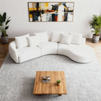 Sofa en L Lounge Ivory