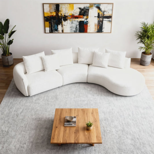 Sofa en L Lounge Ivory